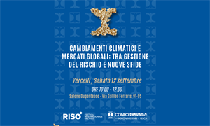 Risò 2026, Confcooperative a Vercelli con un convegno su come difendere le aziende dagli effetti...